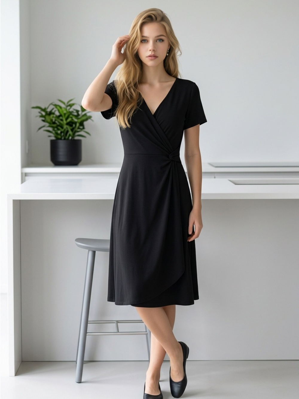Classic Black Women’s Dress